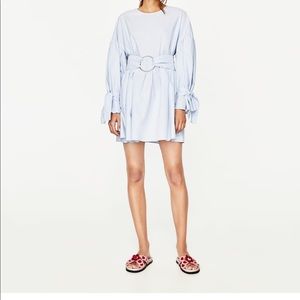 Zara Sky Blue Dress
